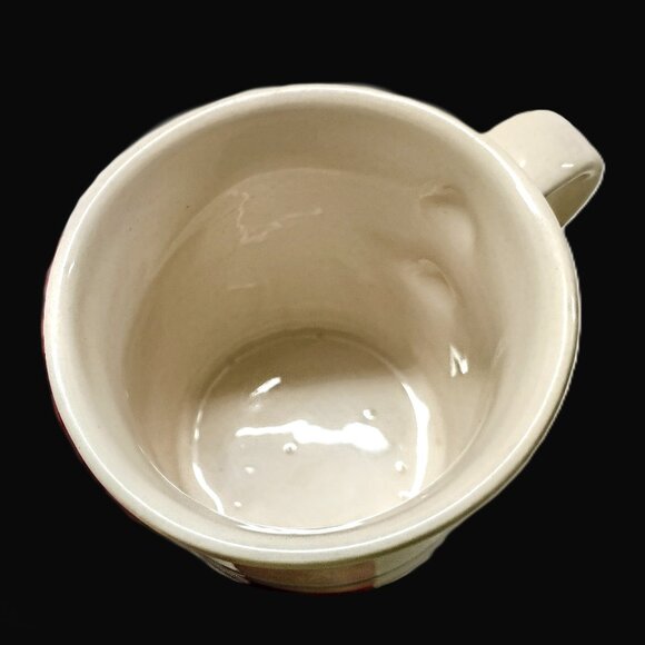 Vintage McCoy Pottery Coffee Mug ~ Blue & Pink Stripe ~ 3.5", 11 Oz 1970's USA - Picture 7 of 7